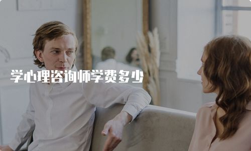 心理咨詢師培訓學費解析 以“挽情心理咨詢”為例